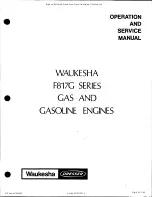 Preview for 5 page of Waukesha F817G Series Manual