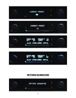 Preview for 12 page of Wave Central AXIS TX PICO PLUS Menu Information