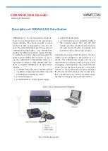 Wavecom CODAN 3212 Manual preview