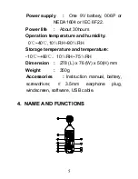 Preview for 5 page of Wavecom DT-8852 Instruction Manual