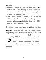 Preview for 21 page of Wavecom DT-8852 Instruction Manual