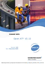 Wavecom Open AT V3.13 Hardware Release Note preview