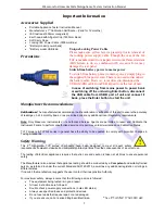 Preview for 3 page of Wavecom TnT ELB G4-Series User Manual