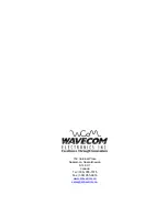 Preview for 18 page of Wavecom TR2126SE Installation And Operation Manual