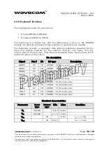 Preview for 35 page of Wavecom WISMO Quik Q2501 Customer Design Manuallines