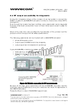 Предварительный просмотр 74 страницы Wavecom WISMO Quik Q2501 Customer Design Manuallines