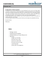 Preview for 2 page of Wavecor Evaluation Kit 5 User Manual