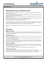 Preview for 4 page of Wavecor Evaluation Kit 5 User Manual