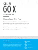 WaveForm Cel-Fi GO X Manual preview