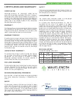 Preview for 18 page of Wavelength Electronics FL591FL Datasheet And Operating Manual