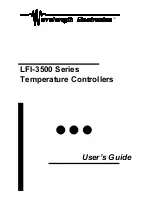 Wavelength Electronics LFI-3500 Series User Manual preview