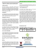 Preview for 26 page of Wavelength Electronics WHY5640 Datasheet And Operating Manual