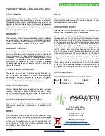 Предварительный просмотр 29 страницы Wavelength Electronics WLD33ND Datasheet And Operating Manual