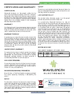 Предварительный просмотр 37 страницы Wavelength Electronics WTC32ND Datasheet And Operating Manual