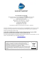 Предварительный просмотр 20 страницы Wavemaster FUSION User Manual