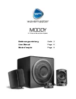 Wavemaster MOODY User Manual предпросмотр