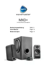 Wavemaster MX3+ User Manual preview