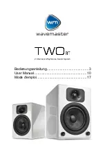 Wavemaster TWO BT User Manual preview