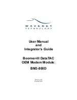 Preview for 1 page of Wavenet Technology BM3-800D User Manual