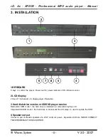 Preview for 6 page of waves system Sp203 Manual