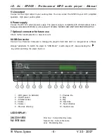 Preview for 7 page of waves system Sp203 Manual