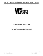 Preview for 30 page of waves system Sp203 Manual