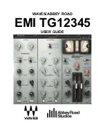 Waves Abbey Road EMI TG12345 User Manual preview