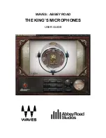 Waves ABBEY ROAD THE KING'S MICROPHONES User Manual preview