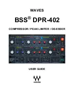 Waves BSS DPR-402 User Manual предпросмотр