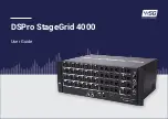 Waves DSPro StageGrid 4000 User Manual preview