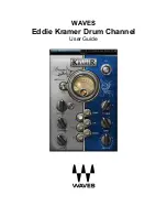 Waves Eddie Kramer Drum Channel User Manual предпросмотр