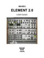 Предварительный просмотр 1 страницы Waves ELEMENT 2.0 User Manual