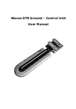 Waves GTR Ground User Manual preview