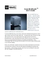 Waves Home MiniWoofer User Manual preview