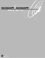 Waves MaxxBass 101 User Manual предпросмотр