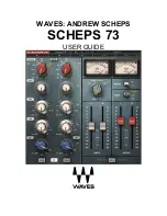 Предварительный просмотр 1 страницы Waves SCHEPS 73 User Manual