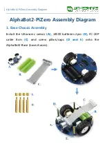 Waveshare AlphaBot2-PiZero Assembly Diagram preview