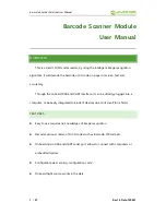 Waveshare Barcode Scanner Module User Manual предпросмотр