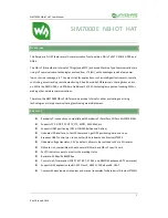 Preview for 1 page of Waveshare SIM7000E User Manual