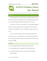 Waveshare VL53L1X User Manual предпросмотр