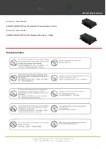 WaveSplitter WST-PEX010 Operation Manual предпросмотр