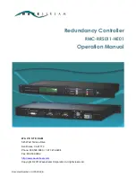 Preview for 1 page of WAVESTREAM RMC-RRS011-HE01 Operation Manual