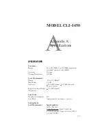 Preview for 86 page of Wavetek Wandel Goltermann CLI-1450 Operation Manual