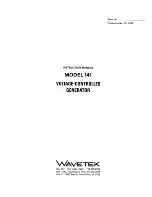 Предварительный просмотр 2 страницы Wavetek 141 Instruction Manual