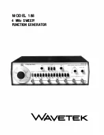 Preview for 3 page of Wavetek 188 Instruction Manual