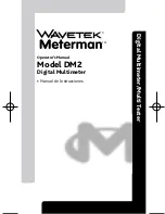 Preview for 1 page of Wavetek Meterman DM2 Operator'S Manual