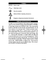 Preview for 3 page of Wavetek Meterman DM2 Operator'S Manual