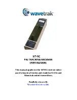 Wavetrak Electronics WT-RC User Manual preview