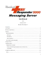 WaveWare Rauland responder 5000 User Manual preview