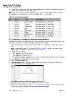 Preview for 14 page of Wavion WBSn-2450 User Manual